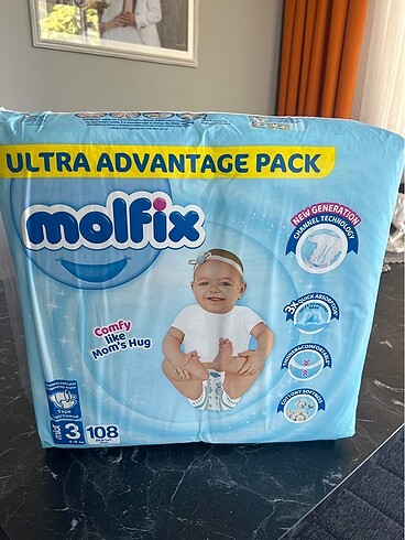 Molfix 3 Numara Bebek Bezi