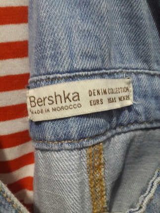 s Beden mavi Renk bershka salopet