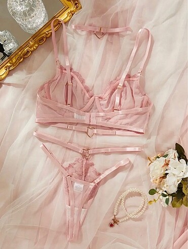 Victoria s Secret Pembe İç Çamaşırı Takımı