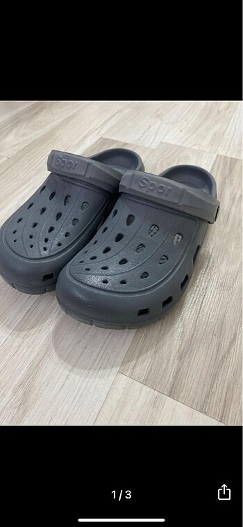 Crocs gri Terlik