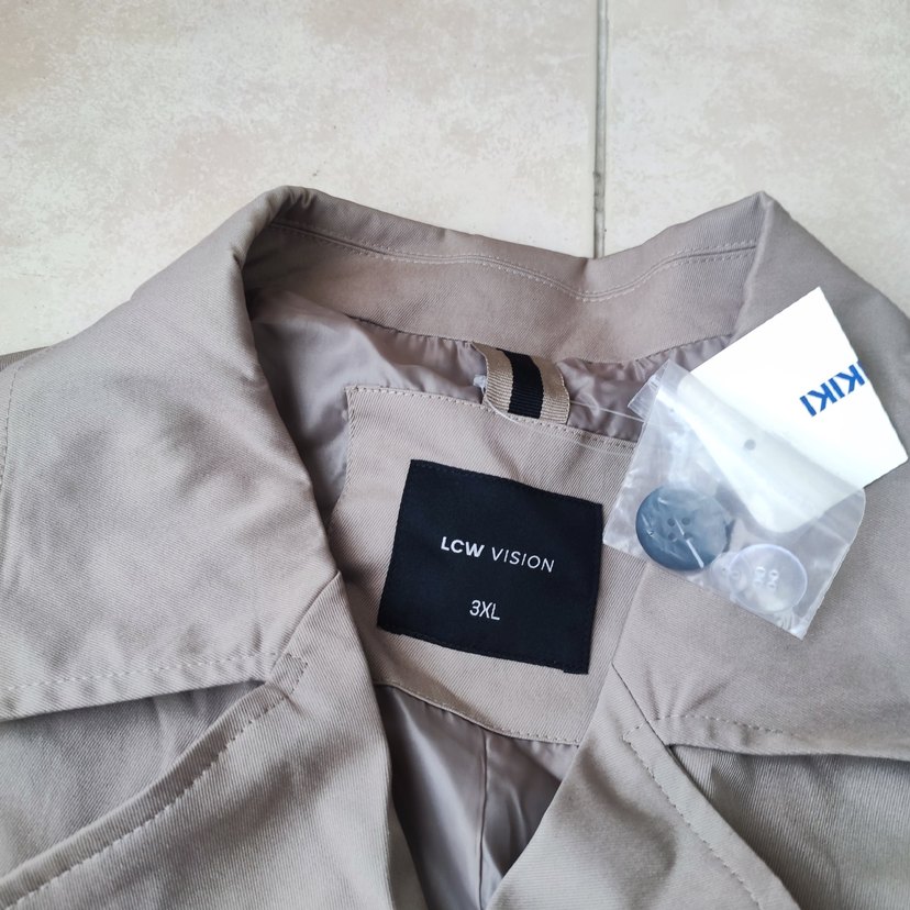 Lcw trençkot 3xl bej - Görsel 3