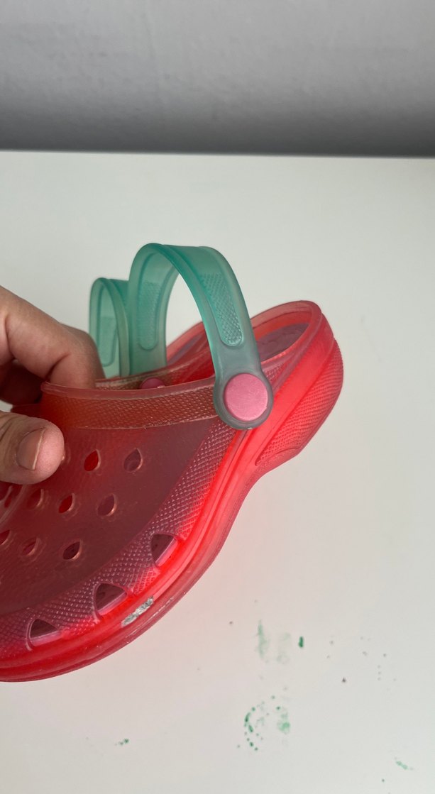 Kız Çocuk Pembe Kaydırmaz Terlik - Görsel 3