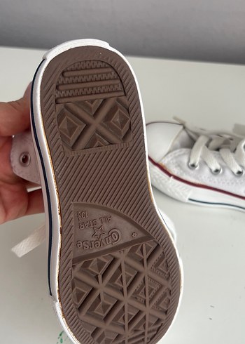 Converse Beyaz Bağcıklı Kız Spor Ayakkabı - Görsel 6