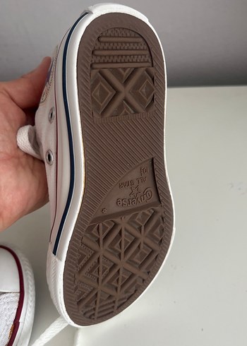 Converse Beyaz Bağcıklı Kız Spor Ayakkabı - Görsel 5