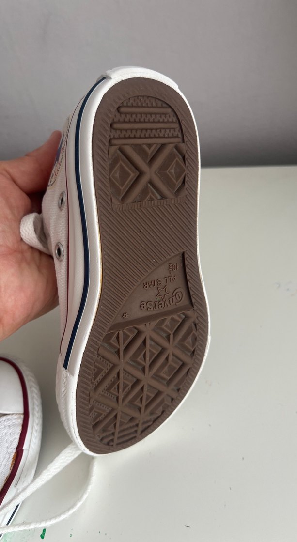 Converse Beyaz Bağcıklı Kız Spor Ayakkabı - Görsel 5