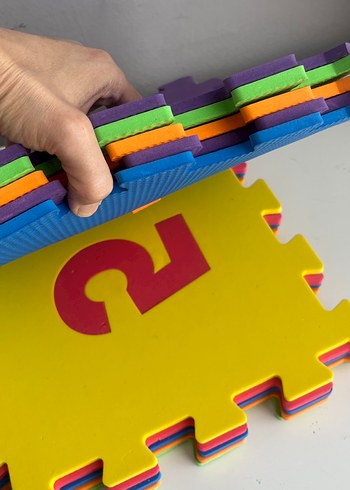 Renkli Çocuk Oyun Matı Sayı - Görsel 4