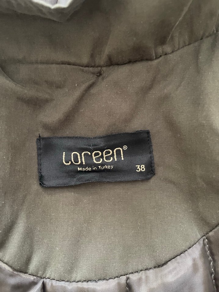 Yesi Suni Kürk Detaylı Uzun Kadın Mont - Görsel 4