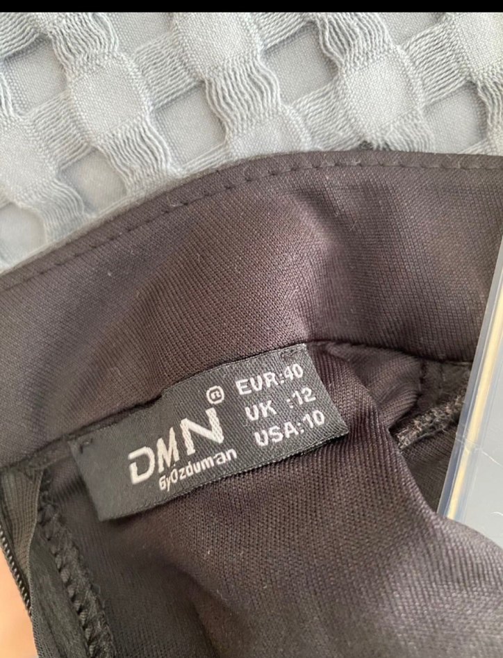 Uzun Kollu Siyah Drapeli Kadın Abiye Elbise - Görsel 3