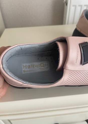 Pudra Pembe Platform Topuklu Kadın Spor Ayakkabı - Görsel 4