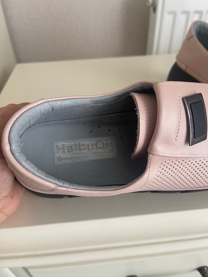 Pudra Pembe Platform Topuklu Kadın Spor Ayakkabı - Görsel 4