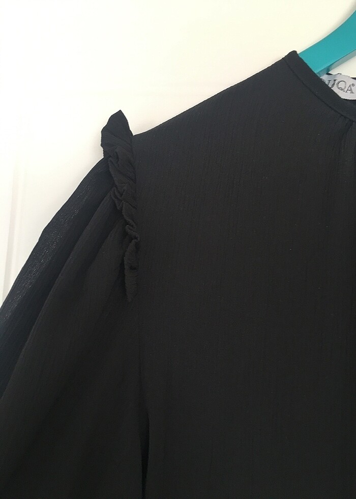 Siyah elbise - Görsel 4