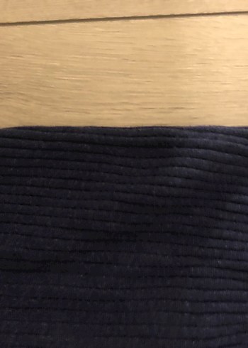 Lacivert Piliseli Uzun elbise - Görsel 3