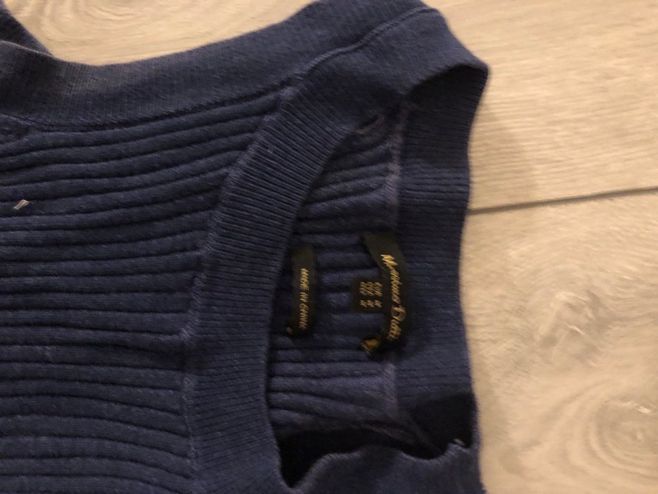 Lacivert Piliseli Uzun elbise - Görsel 2