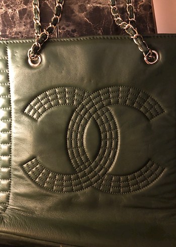 Yeşil Yılan Desenli Zincir Detaylı Kadın El Zinciri - Görsel 2