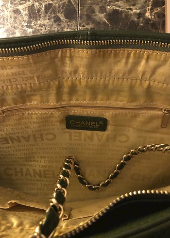 Yeşil Yılan Desenli Zincir Detaylı Kadın El Zinciri - Görsel 3