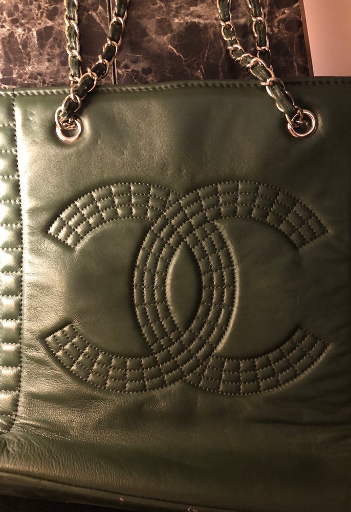 Yeşil Yılan Desenli Zincir Detaylı Kadın El Zinciri - Görsel 2