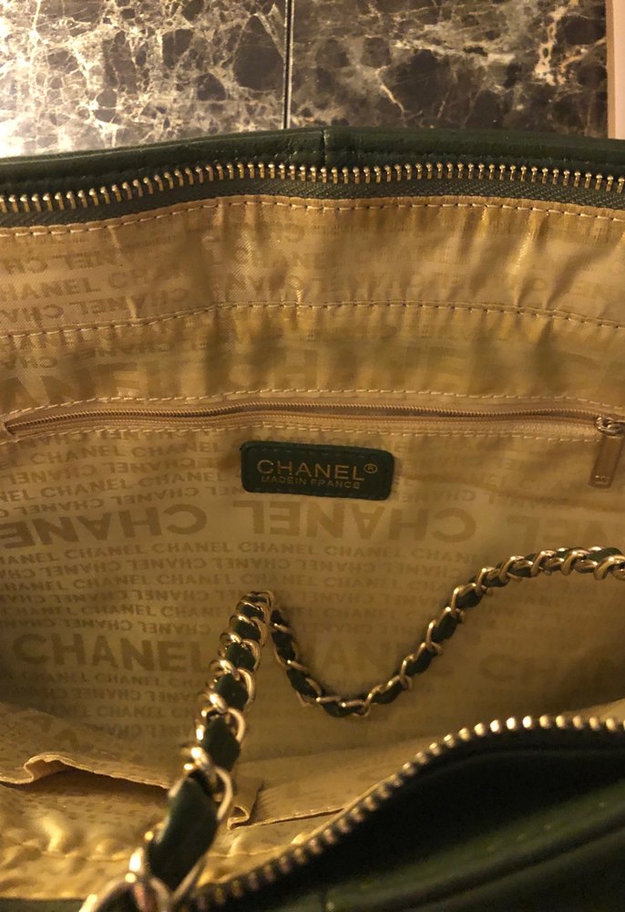 Yeşil Yılan Desenli Zincir Detaylı Kadın El Zinciri - Görsel 3