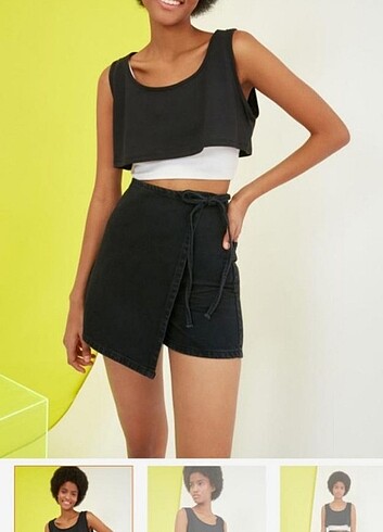 xs Beden Trendyolmilla denim şort