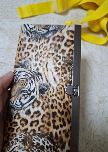 Leopar Desenli Kadın Cüzdan