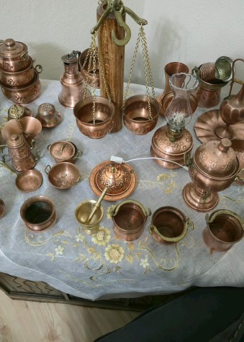 Minyatur Bakır Renkli Objeler - Görsel 5