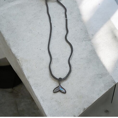 ÇELİK SILVER KALPLİ KOLYE