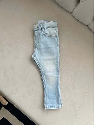 18-24 Ay Beden mavi Renk Zara kız bebek kot pantolon