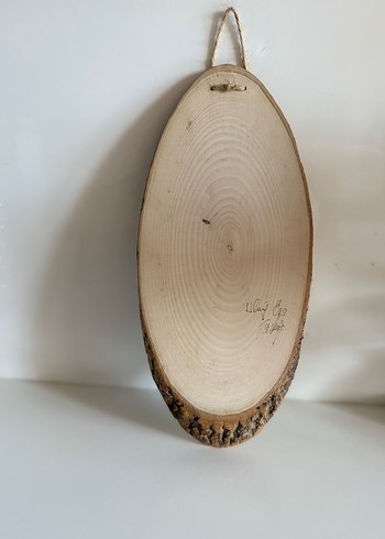 Ahşap Sanat Renkli Kadın Figürlü Ahşap Tablo