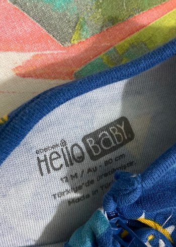 Çapa ve Deniz Desenli Fermuarlı Bebek Tulumu - Görsel 2