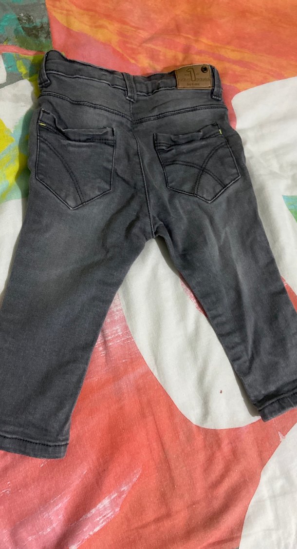 Erkek Çocuk Gri Denim Pantolon - Görsel 2