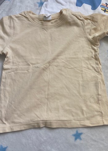 Beyaz Erkek Çocuk Kısa Kollu Pamuklu Tişört - Görsel 9