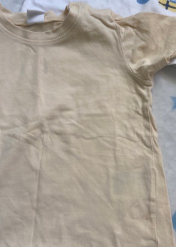 Beyaz Erkek Çocuk Kısa Kollu Pamuklu Tişört - Görsel 11