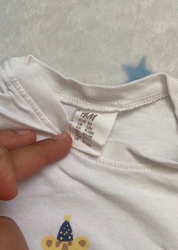 Beyaz Erkek Çocuk Kısa Kollu Pamuklu Tişört - Görsel 5