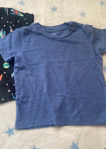 Erkek Çocuk Koyu Mavi Kısa Kollu Tişört - Görsel 4