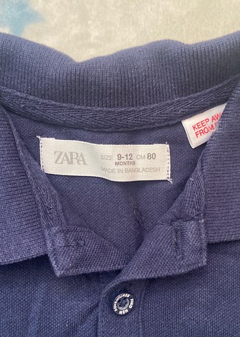 Beyaz Düğmeli Erkek Çocuk Kısa Kollu Polo Tişört - Görsel 3