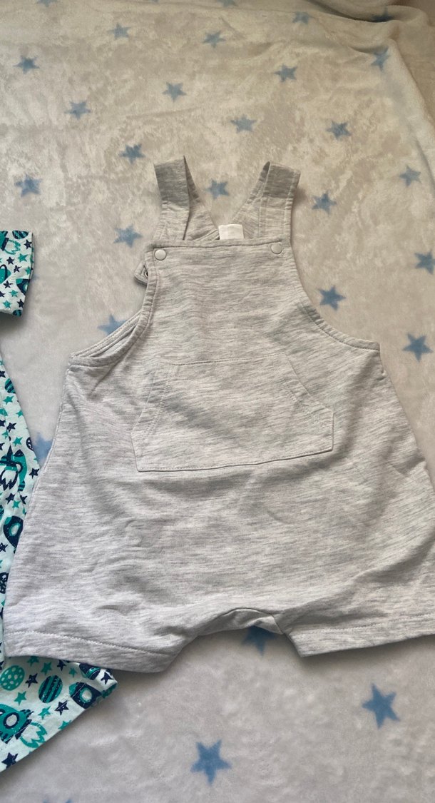 Gri Örme Bebek Erkek Tulum - Görsel 5