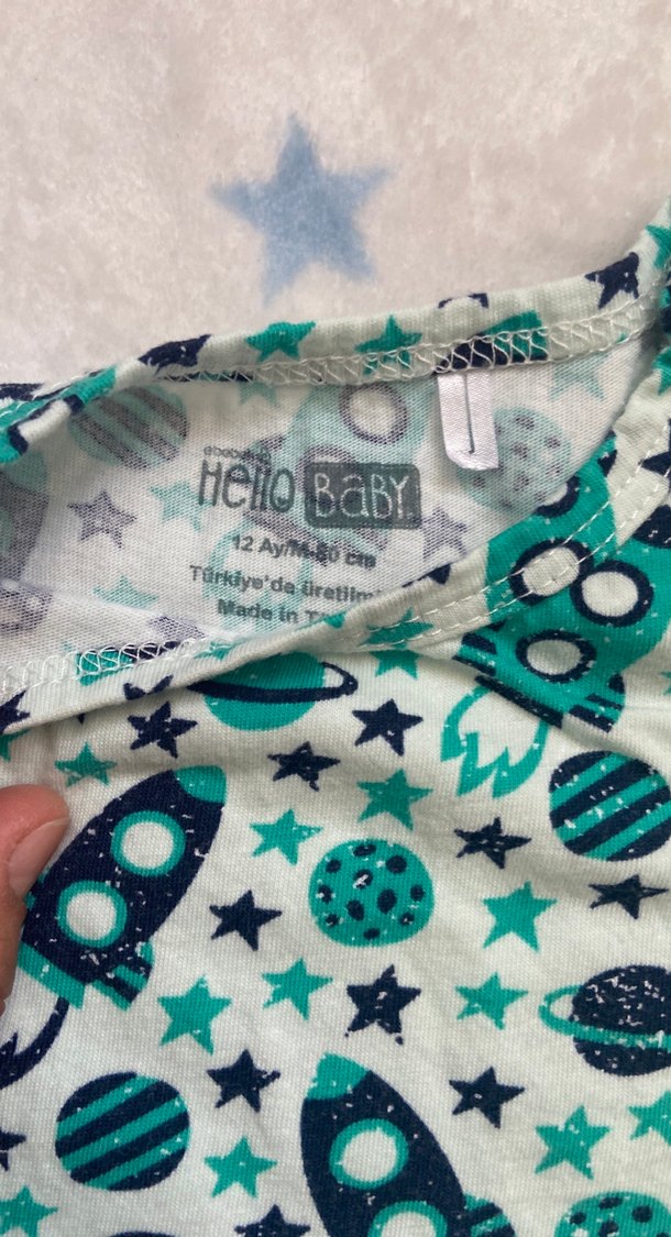 Gri Örme Bebek Erkek Tulum - Görsel 3