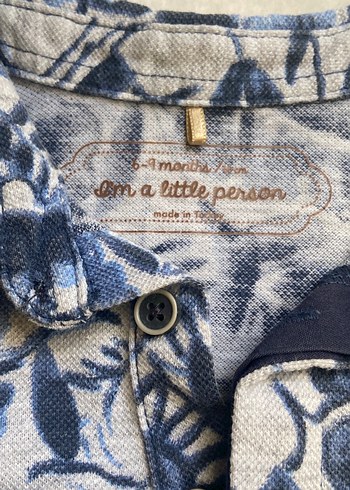 Gri Erkek Çocuk Kısa Kollu Polo Tişört - Görsel 5