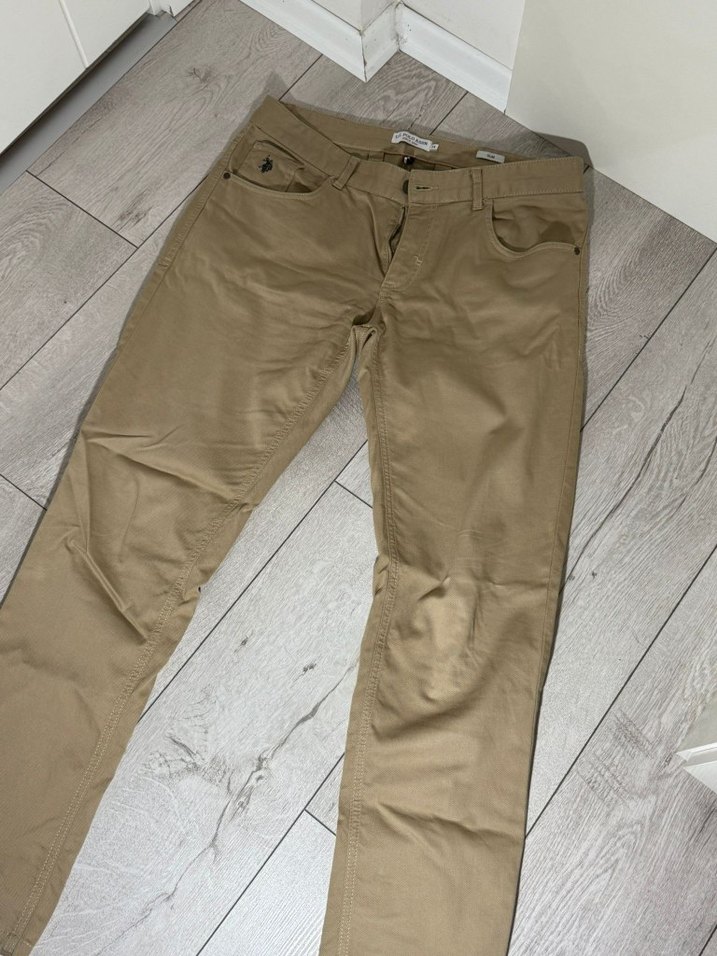 Bej Erkek Regular Fit Pantolon - Görsel 3