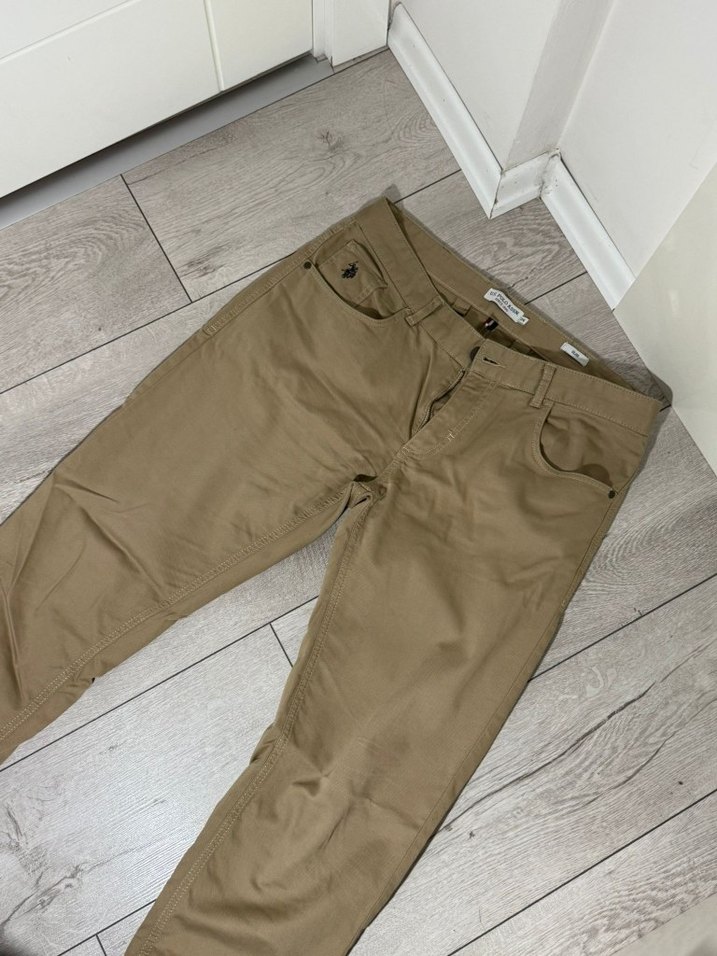 Bej Erkek Regular Fit Pantolon - Görsel 2