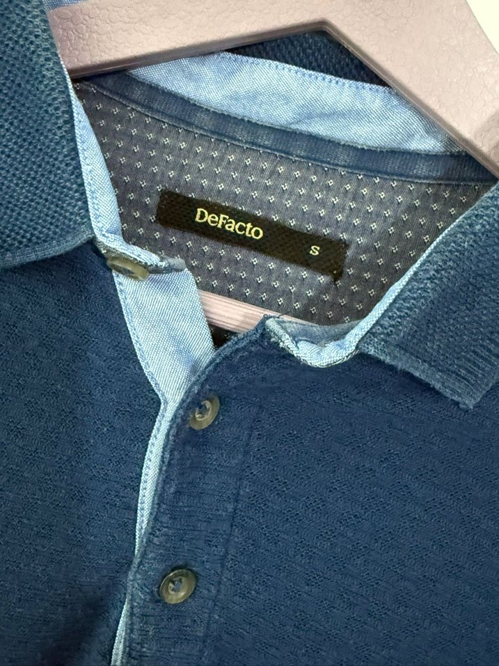 Erkek Lacivert Kısa Kollu Defacto Tişört - Görsel 3