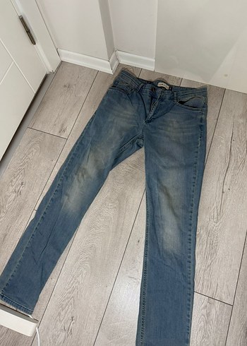 Günlük Mavi Kot Pantolon Erkek - Görsel 2