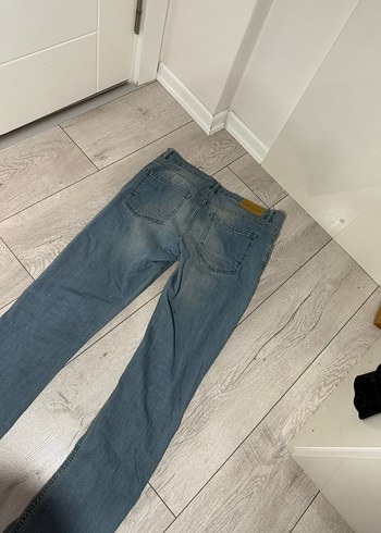 Günlük Mavi Kot Pantolon Erkek - Görsel 8