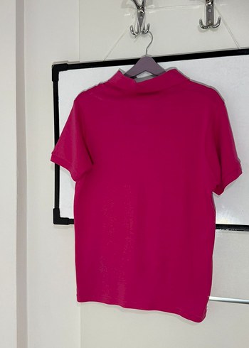 Erkek Pembe Polo Yaka Tommy Hilfiger Tişört - Görsel 8