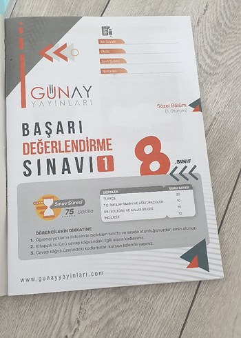 8. Sınıf LGS Deneme ve Çıkmış Sorular Seti - Görsel 3