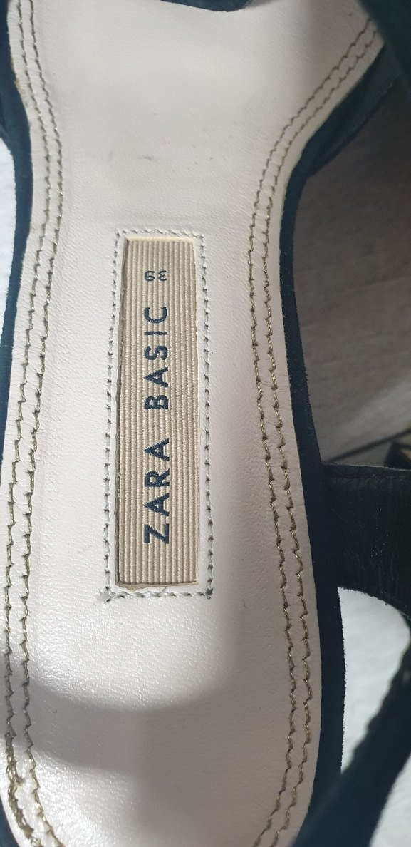 Siyah Zara Süet Platform Topuklu Kadın Ayakkabı - Görsel 5