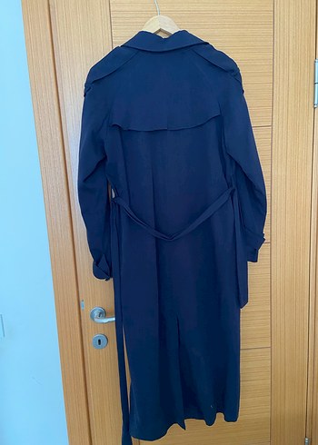 Diğer Kk design Uzun Lacivert Kadın Trençkot