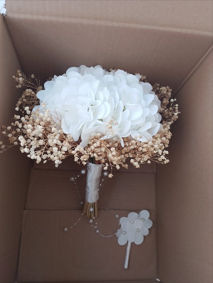 özel tasarım gelin çiçek - Görsel 2