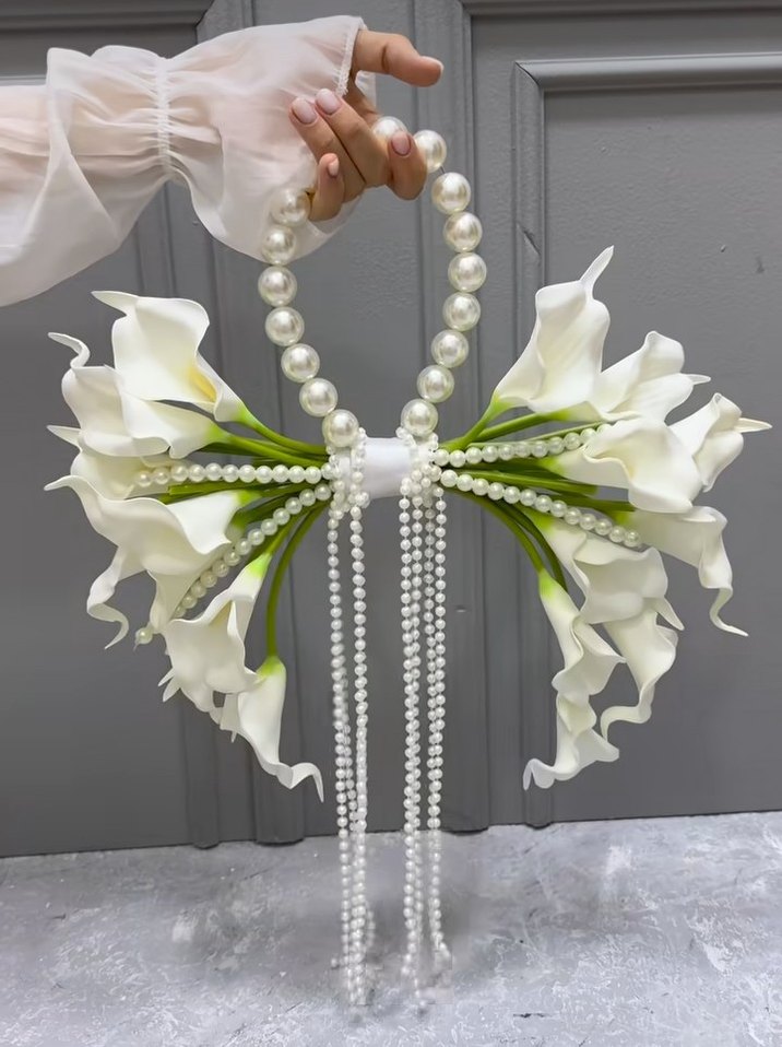 özel tasarım gelin çiçek - Görsel 2