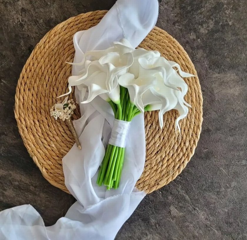 özel tasarım gelin çiçek - Görsel 2