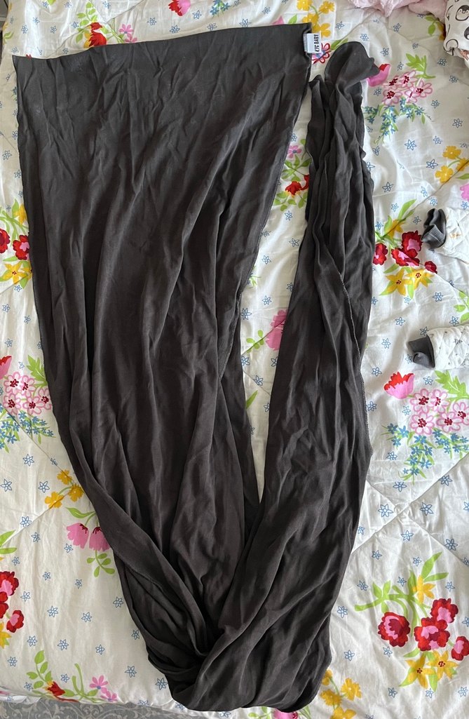 Gri Ergonomik %100 Pamuk Bebek Sling - Görsel 5